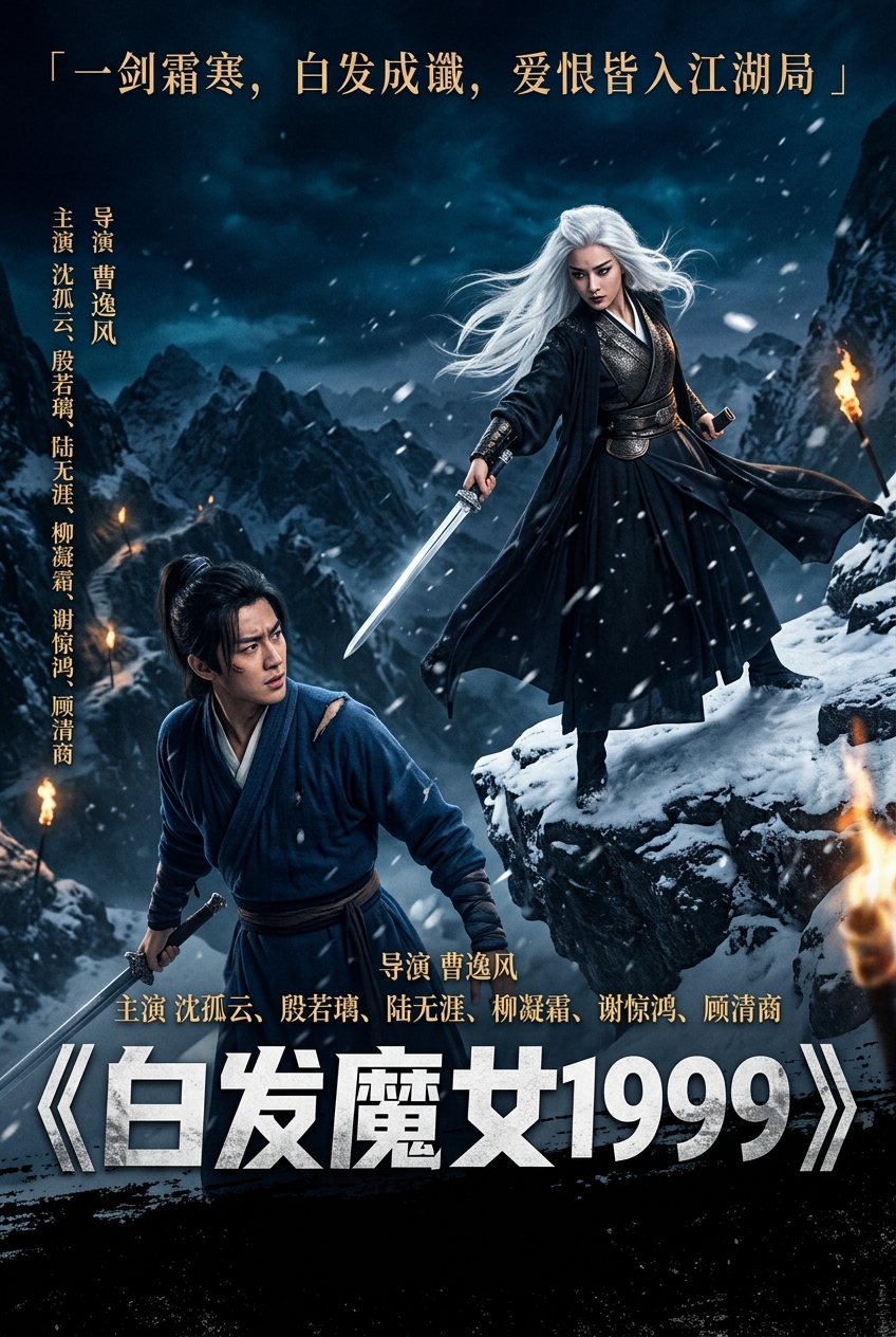 《白发魔女1999》海报
